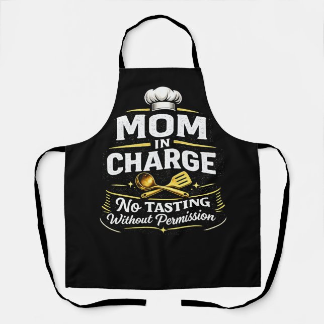 Cute Fun mom  Gift  Apron Schürze (Vorderseite)