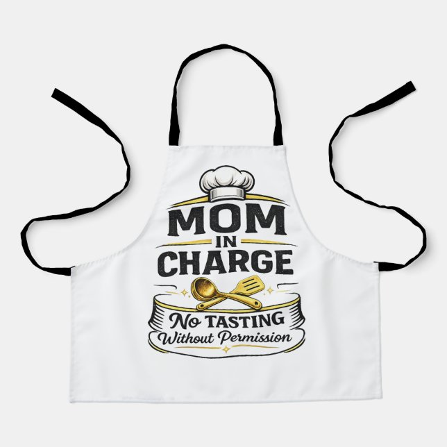 Cute Fun mom  Gift  Apron Schürze (Vorderseite)