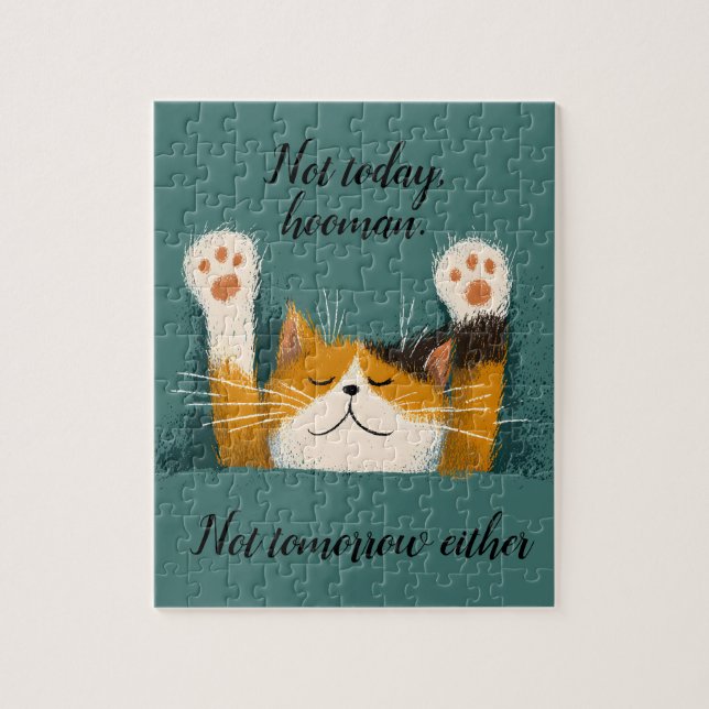 Cute Funny Cat Nap Puzzle (Vertikal)