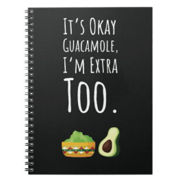Cute Funny Guacamole Gifts Avocado Lover Notizblock