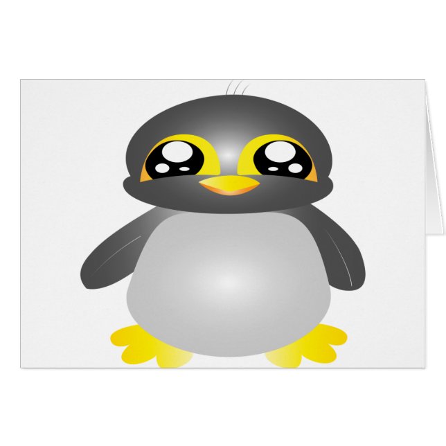 Cute funny penguin (Vorderseite (Horizontal))
