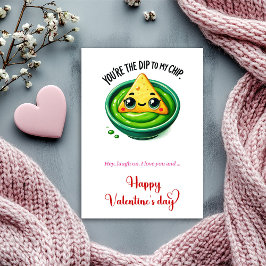 Cute Funny Valentine Card Cartoon Fruits Love Feiertagskarte
