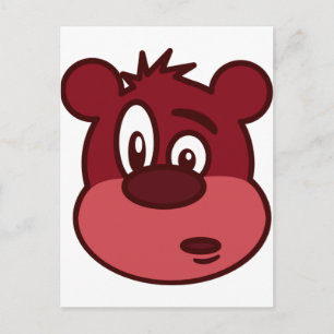 Cute Funny Winking Postkarte