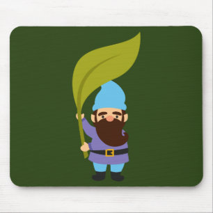 Cute garden gnomes fun mousepad
