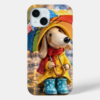 Cute Garden Puppy Dog with Flower Crown and Wateri Case-Mate iPhone Hülle
