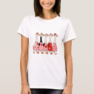 Cute geese valentine T-Shirt