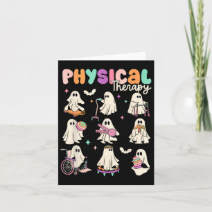 Cute Ghost Physical Therapy Pt Physiotherapeut Karte