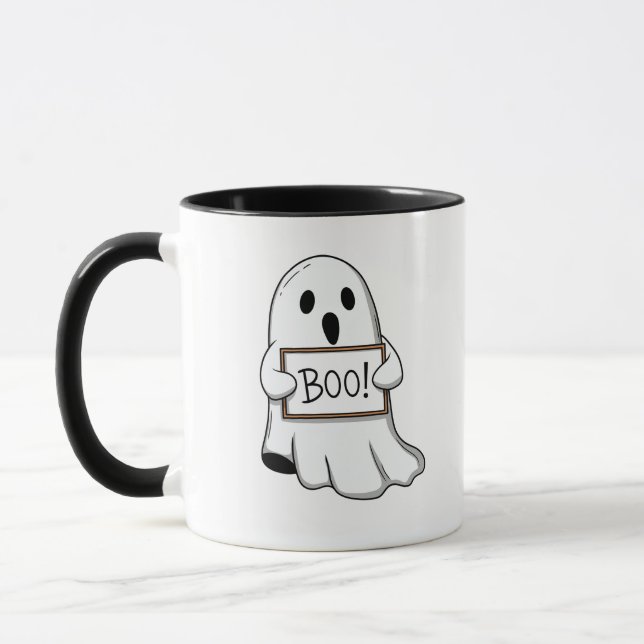 Cute Ghostly BOO Fun Tasse (Links)