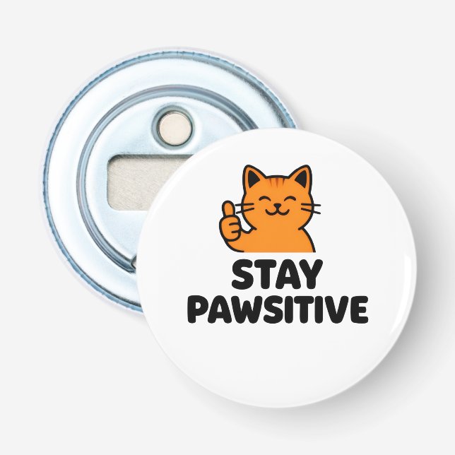 cute Ginger cat Bottle openers Flaschenöffner (Vorderseite)