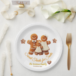Cute Gingerbread Family Cookie Decorating Party  Pappteller