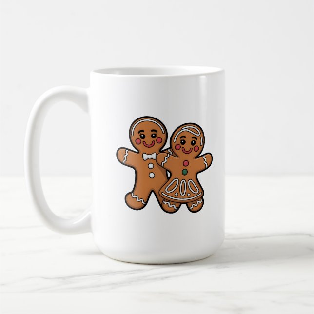 Cute Gingerbread Friends Kaffeetasse