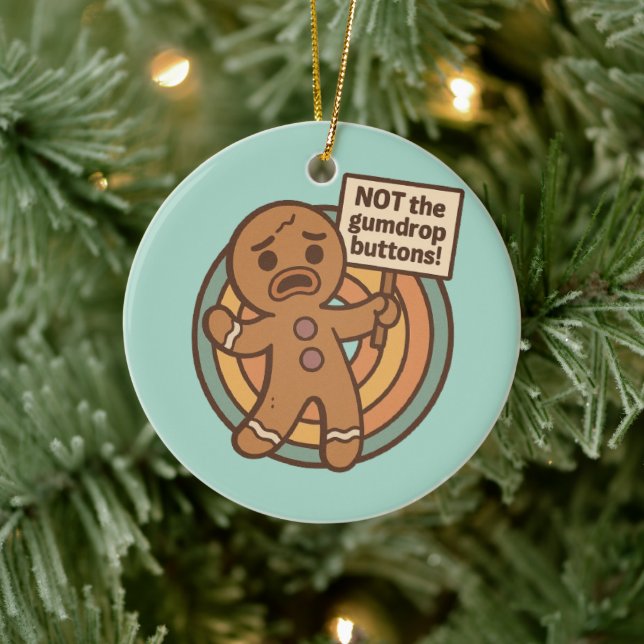 Cute Gingy Gingerbread Christmas Ornament (Baum)