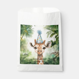 Cute Giraffe Jungle Baby Shower Party Beautiful Geschenktütchen