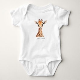 Cute Giraffe Jungle Baby Shower Party Beautiful Strampler