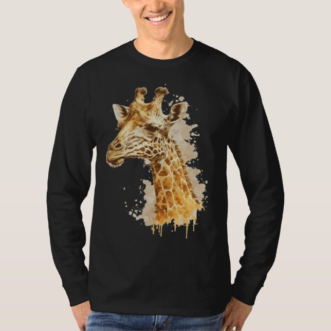 Cute Giraffe Men Women Kids  1 T-Shirt (Vorderseite)