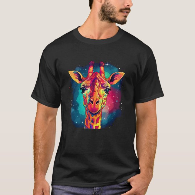 Cute Giraffe Men Women Kids T-Shirt (Vorderseite)