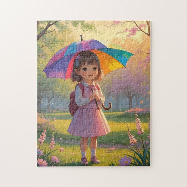 Cute girl puzzle (Vertikal)