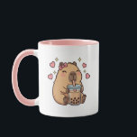 Cute Girls Capybara Ramen Kawaii Tea Kawaii Capy  Tasse<br><div class="desc">Cute Girls Capybara Ramen Kawaii Tea Kawaii Capy Lover Kids</div>