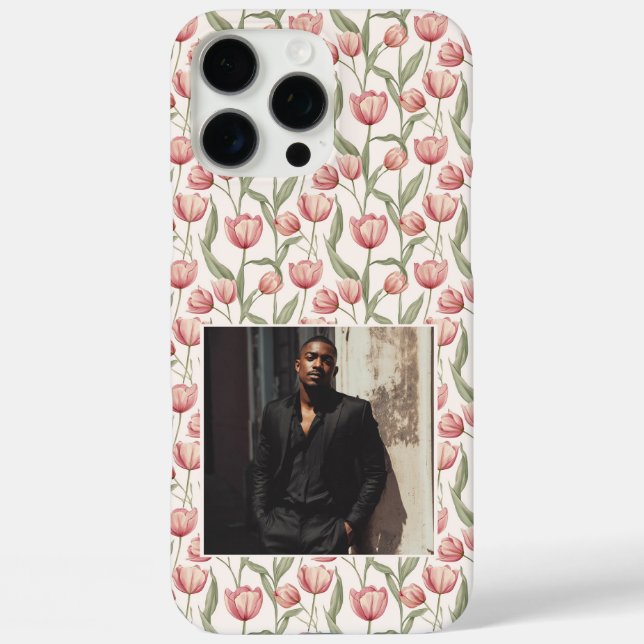Cute Girls Gift Tulip Flower Photo  Case-Mate iPhone Hülle (Rückseite)