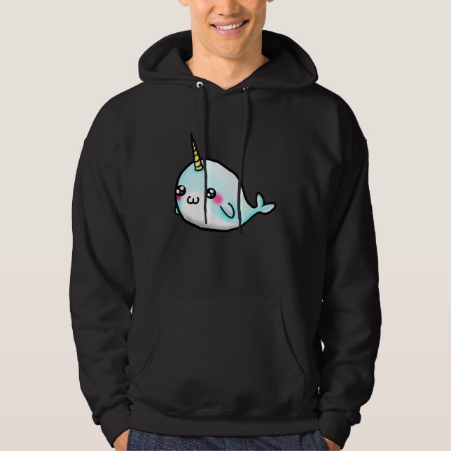 Cute Girls   Narwhal Hoodie (Vorderseite)