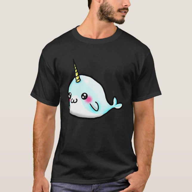 Cute Girls   Narwhal T-Shirt (Vorderseite)