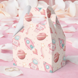 Cute Girls Space Birthday Pink Astronaut Geschenkschachtel