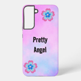 Cute glitter floral blooming garden samsung galaxy hülle