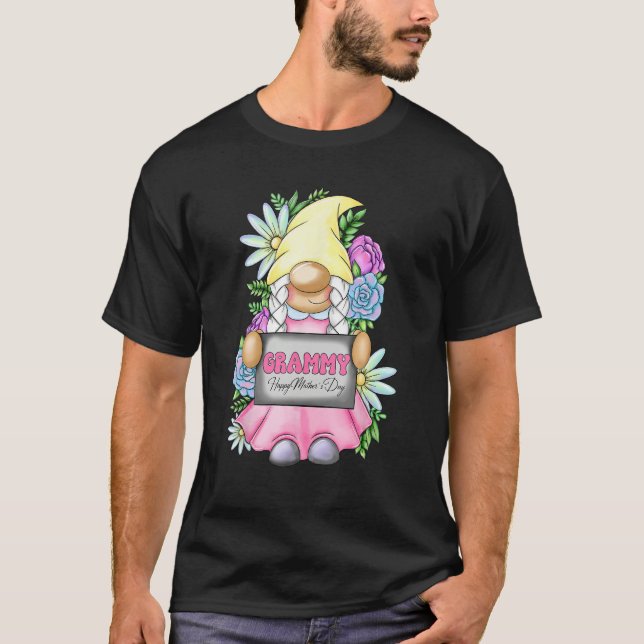 Cute Gnome Grammy Happy Mother s Day For Mom Gnomi T-Shirt (Vorderseite)