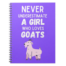 Cute Goat Gifts For Girls For Kids Children Lover Notizblock