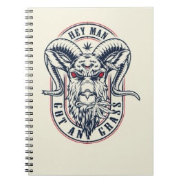 Cute Goat Notebook Pet Animal Farm Wildlife Notizblock