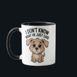 Cute Golden Retriever Puppy Design Tasse<br><div class="desc">An adorable golden retriever puppy illustration overflowing with sweetness and loyalty.</div>