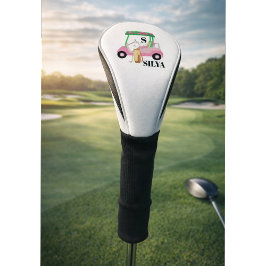 Cute Golf Cart – Minimal Summer Golf Headcover