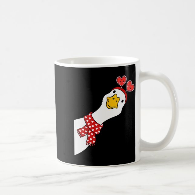 Cute Goose Xoxo Be Mine Happy Valentine's Day Wome Kaffeetasse (Rechts)