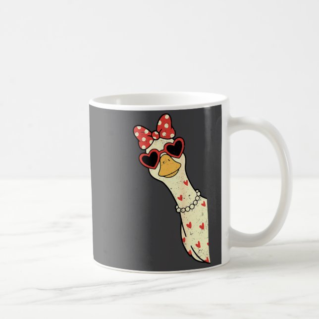 Cute Goose Xoxo Be Mine Happy Valentine's Day Wome Kaffeetasse (Rechts)