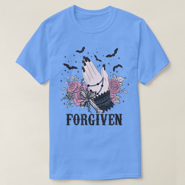 Cute Goth Halloween Costume Hand Forgiven Goth EMO T-Shirt (Design vorne)