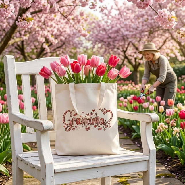 Cute Grandma Tote Bag Tragetasche (Von Creator hochgeladen)