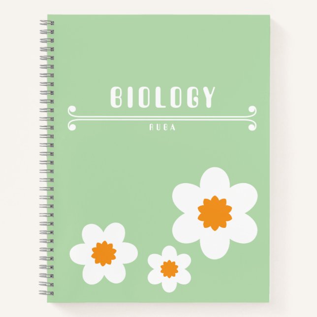 Cute green Notebook Notizbuch (Vorderseite)