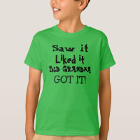 Cute Green von Oma verwöhnt T-Shirt
