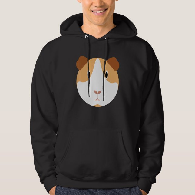Cute Guinea Pig Costume Hoodie (Vorderseite)