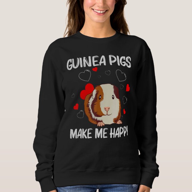 Cute Guinea Pig For Men Women Guinea Pig Rodent Sweatshirt (Vorderseite)