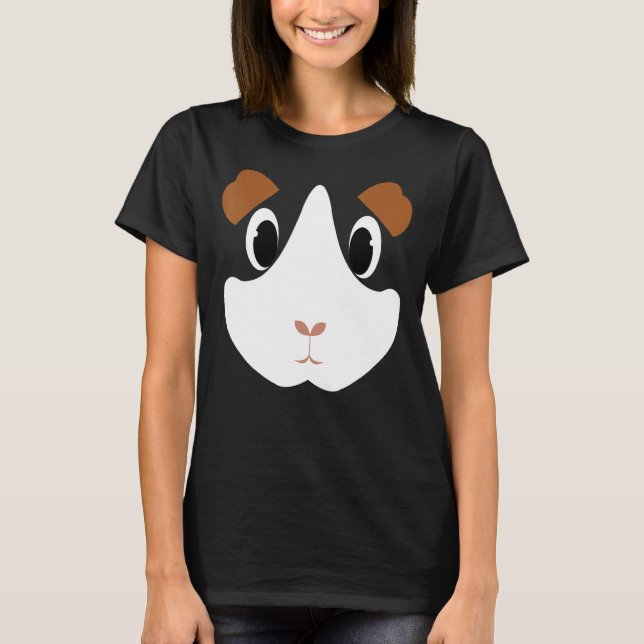 Cute Guinea Pig  Halloween T-Shirt (Vorderseite)