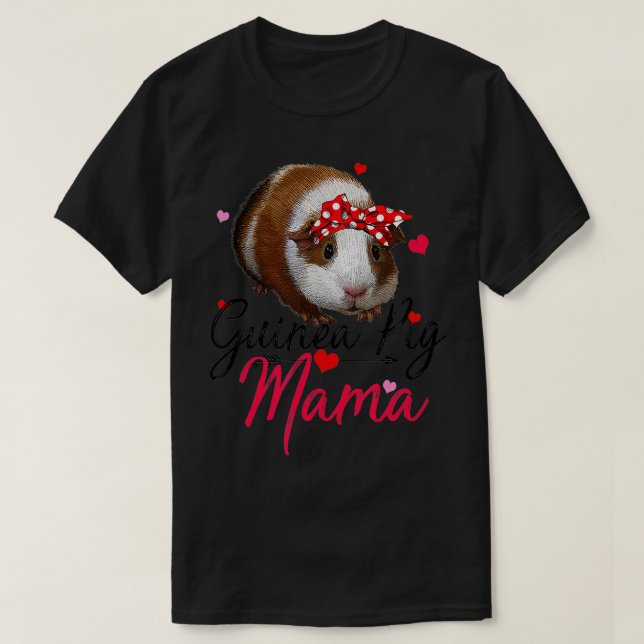 Cute Guinea Pig Mama Costume  Women Guinea Pig Lov T-Shirt (Design vorne)