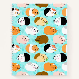 Cute Guinea Pig Pattern Notizbuch