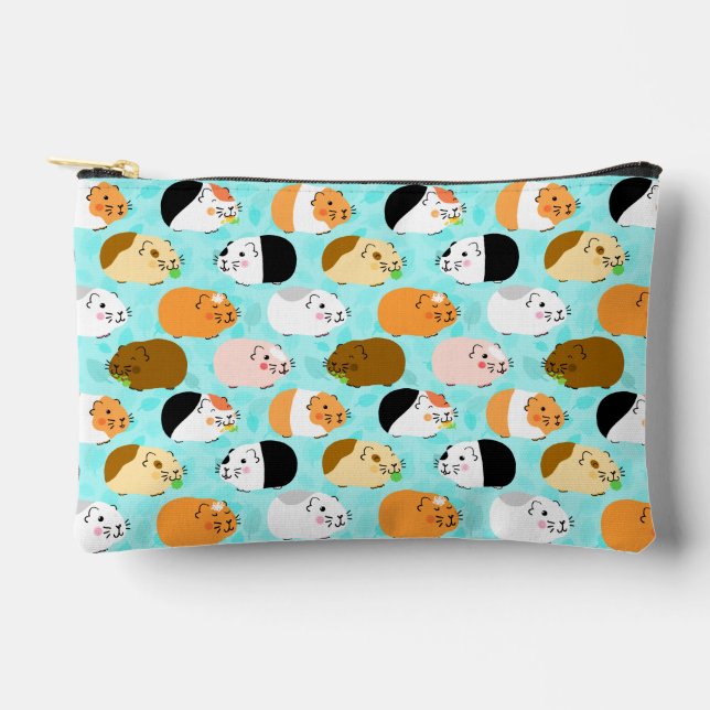 Cute Guinea Pig Pattern Zubehörtasche (Vorderseite)