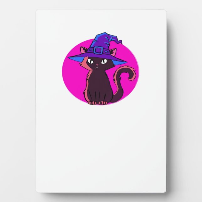 Cute Halloween Cat Oversized T-Shirt Fotoplatte (Vorderseite)