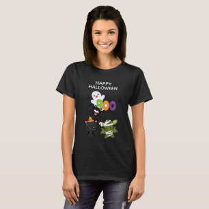 Cute Halloween Cat T-Shirt