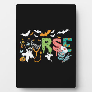 Cute Halloween Nurse Nursing Zombie Halloween Fotoplatte