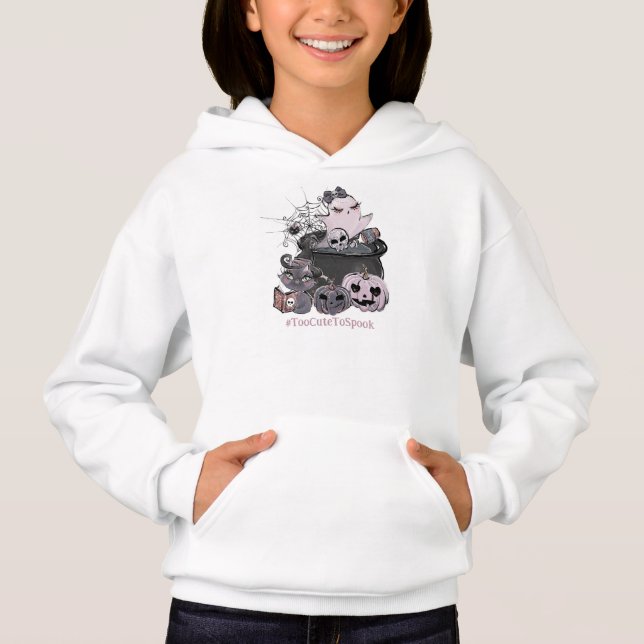 Cute Halloween Personalized Hoodie (Vorderseite)