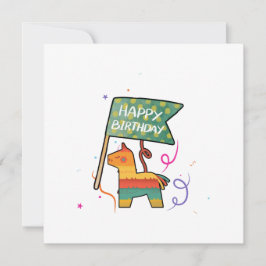 Cute Hand-Drawn Birthday Karte