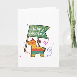 Cute Hand-Drawn Birthday Karte